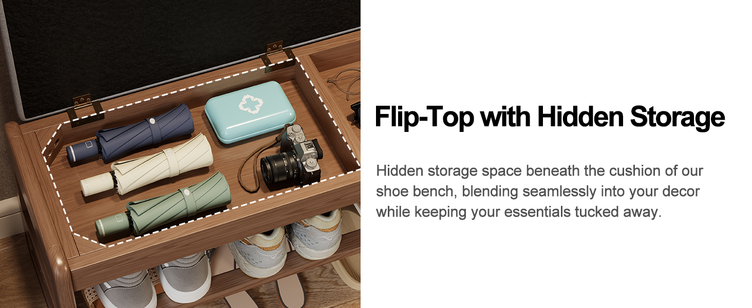shoe rack bench