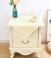 beside table cover