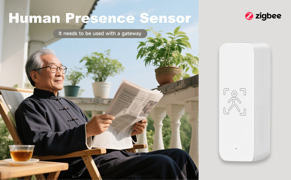 ZigBee MmWave Human Presence Motion Sensor