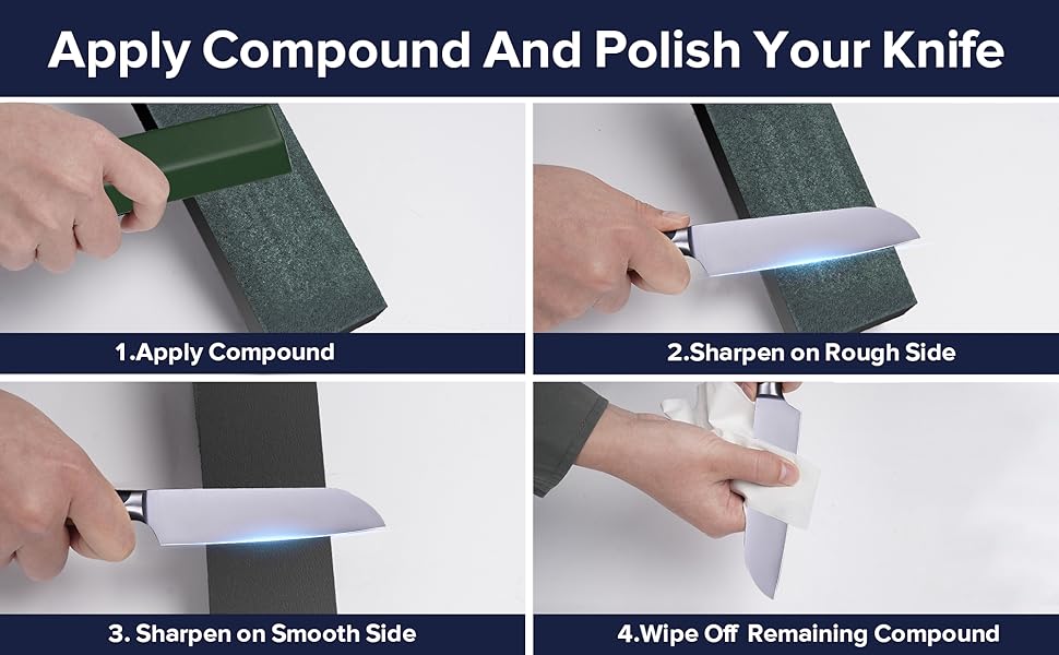 Leather Strop Kit Knife Sharpening Sharpener Equipped