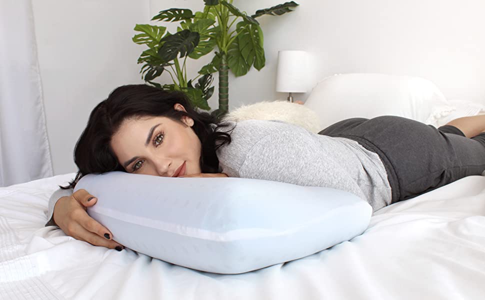 PharMeDoc Blue Cooling Gel Infused Memory Foam Ventilated HolePunch