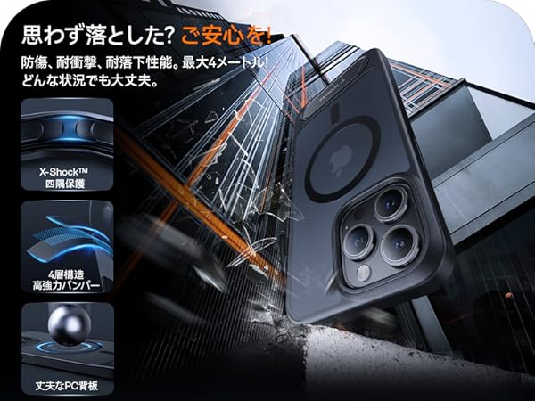 Amazon.co.jp: 【Magsafeしてもスタンド】 TORRAS iPhone 15 Pro