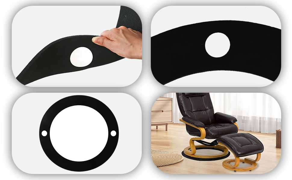 Non Skid Furniture Grippers for Hardwood Floors Round Rubber Furniture