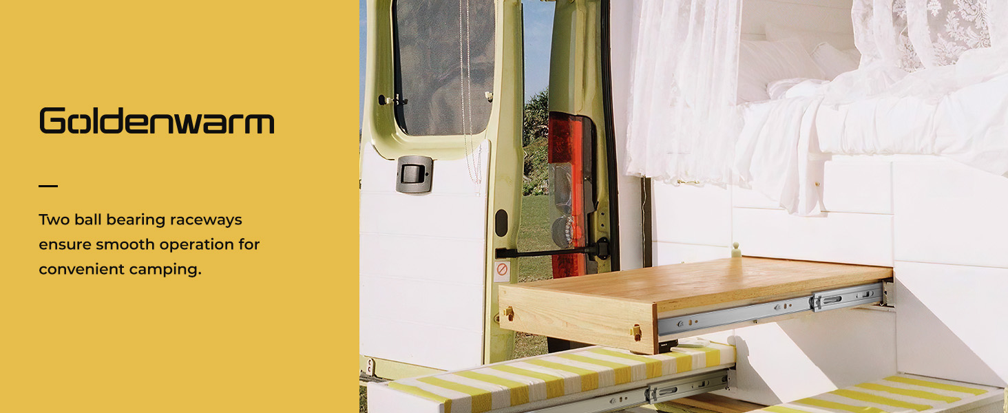 goldenwarm 5 Pair Soft Close Drawer Slides 20 Inch Heavy Duty Full