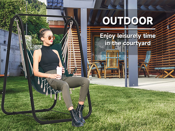 Amazon.com : G TALECO GEAR Hammock Chair with Stand,Heavy