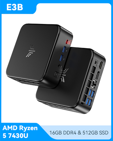 NiPoGi AK1 Plus 16GB DDR4/512GB M.2 SSD Mini PC Ιntel 12TH