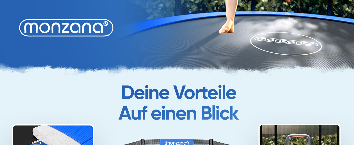 Monzana® Trampolin Ø 305 cm TÜV SÜD GS Zertifiziert inkl. Sicherheitsnetz Kindertrampolin Gartentrampolin
Monzana® Tramp 73660e3e E560 4c43 Aa95 Ca2c4e122fd8. CR0,0,1464,600 PT0 SX1464 V1