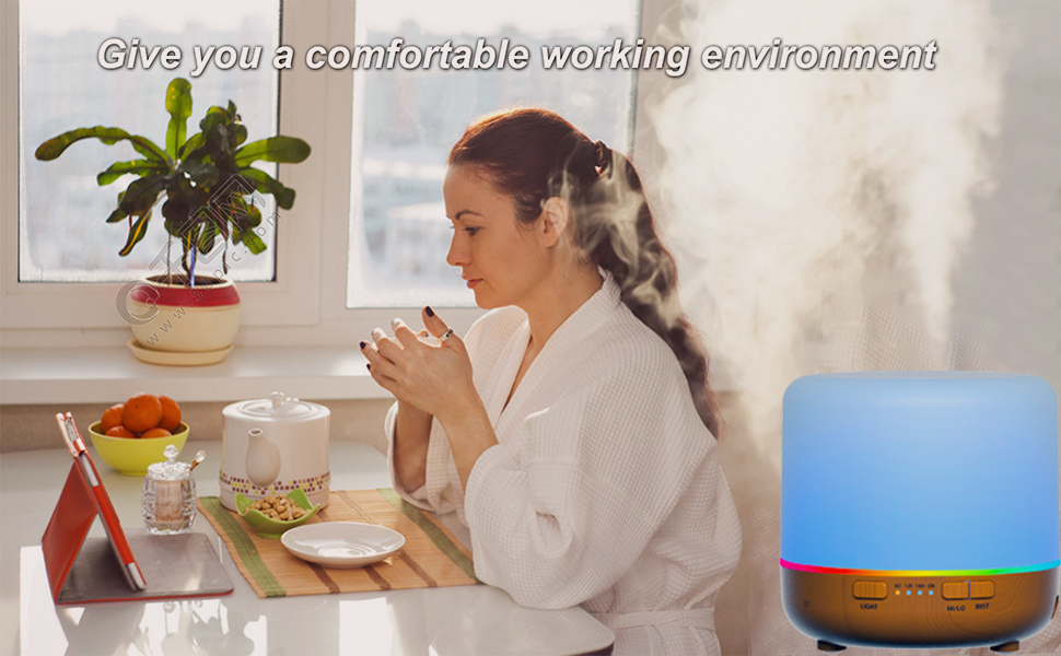 Humidifier and essential oil diffuser 3 in 1