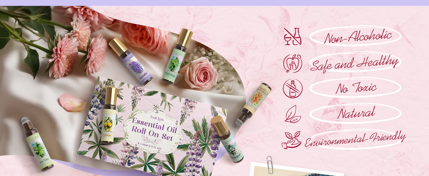 essential oil roll on set