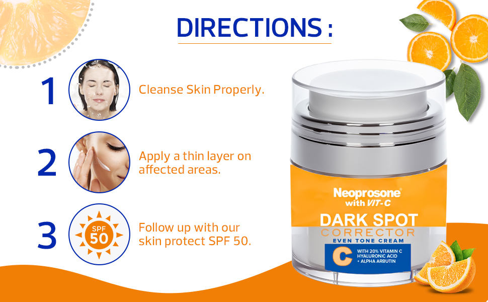Neoprosone 20 Vitamin C Dark Spot Corrector Cream 1 Fl