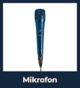 Velleman Mikrofon, dynamisch, unidirektional, 3 m Kabel, blau