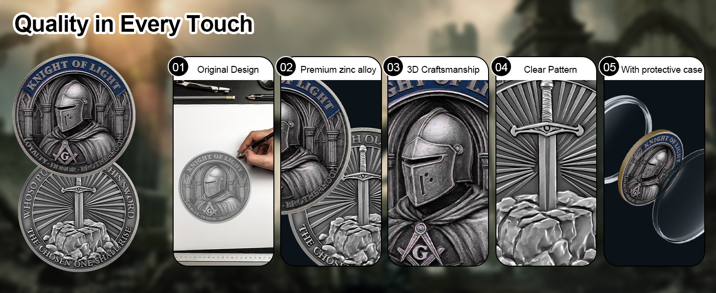 Knights Templar Challenge Coin