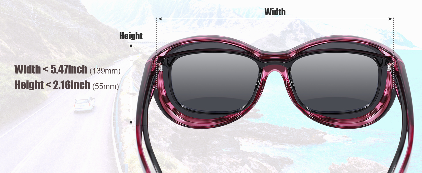 wear over sunglasses for women