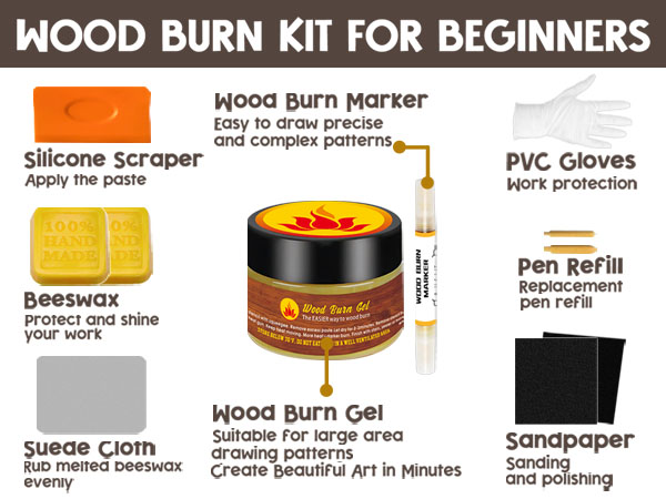 wood burn paste wood burn gel kit