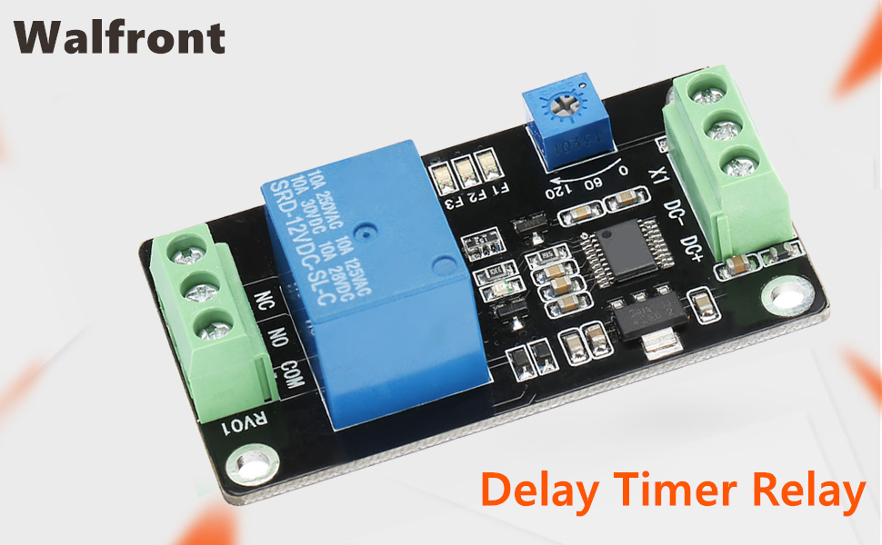 Delay Timer Relay DC 5V/12V/24V Time Delay Controller Module Self