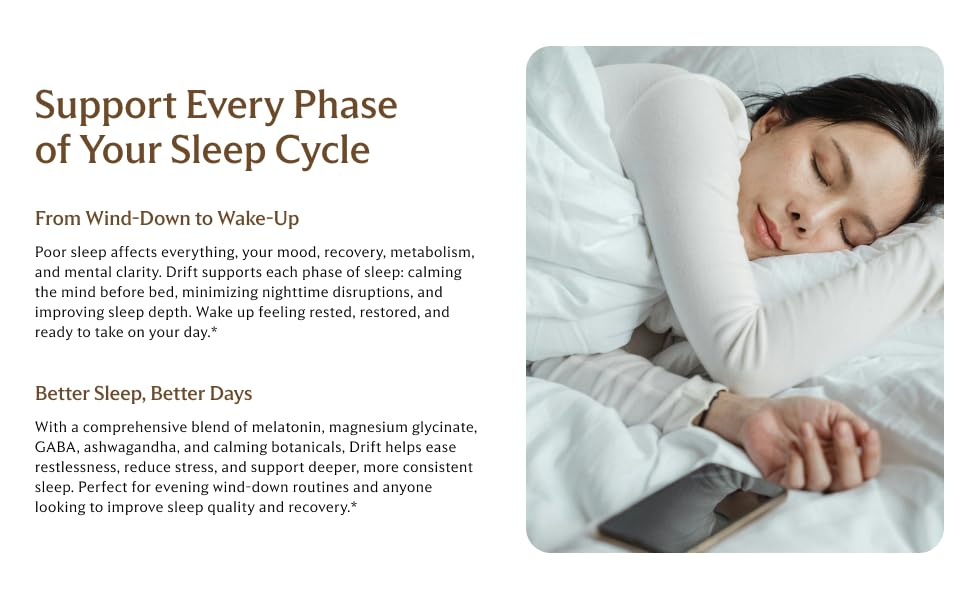 fall asleep faster better sleep, natural sleep supplement for women and men, melatonin for adults