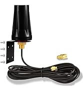 Bingfu 4G LTE Outdoor Wall Mount Waterproof Antenna SMA Male Antenna Compatible with Verizon AT&T...