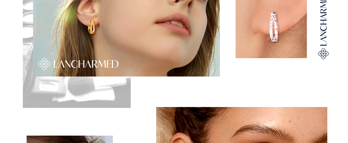 Huggie hoop earrings