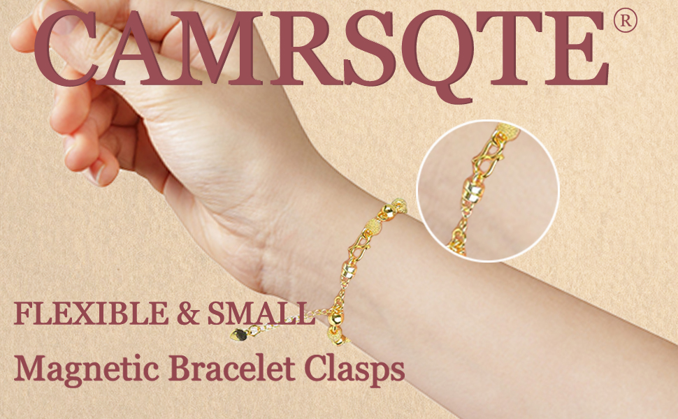 3PCS DIY Bracelet Clasps and Closures for Jewelry Making, CAMRSQTE Women