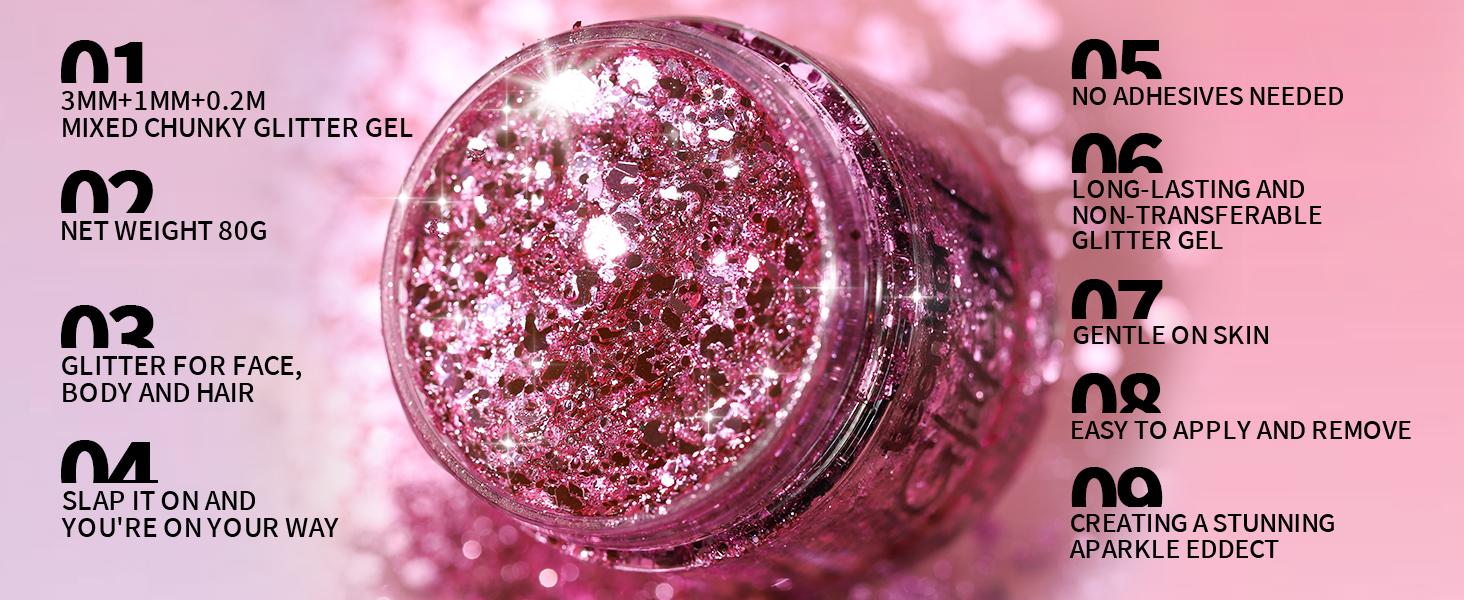 body glitter  body glitter gel pink glitter pink body glitter