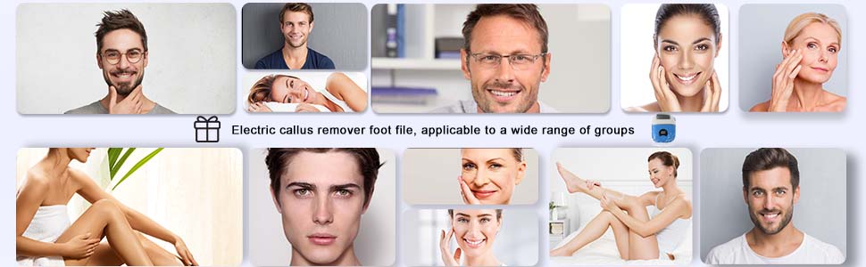 Electric Foot Exfoliating Scrubber, Heel Polisher Digital Display