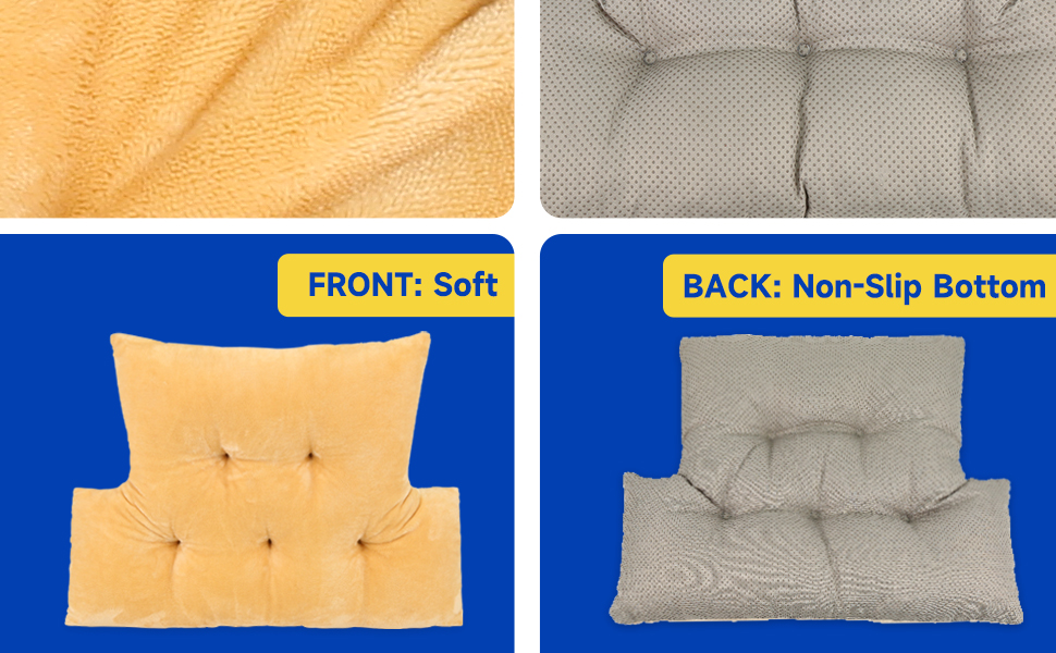 ROFIELTY Back Pillow. Comfortable and Soft Lumbar Support