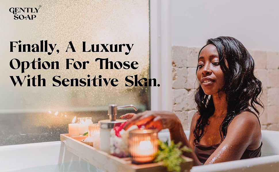 GENTLY SOAP Sensitive Skin Bar Soap Gentle Soap For
