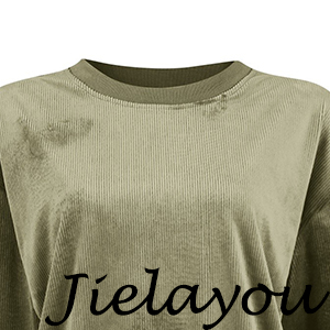 women crewneck sweatshirt solid color aesthetic clothes womens oversized sweatshirt long sleeve