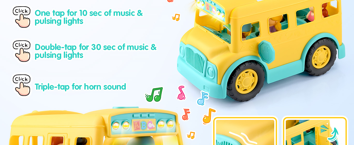 school bus toys for toddlers 1-3