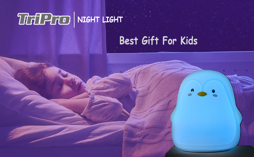 penguin night light