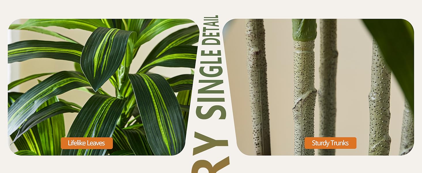 artificial tree fake plant indoor outdoor decor faux floor plant realistic greenery home office