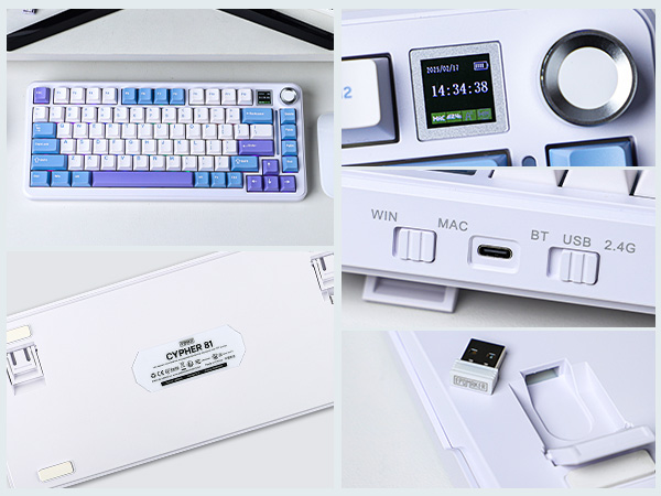 Amazon.com: EPOMAKER Cypher81 75% Gasket Mechanical Gaming