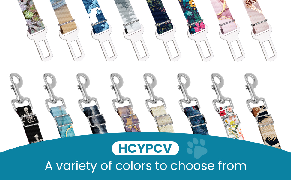 Adjustable pet cat and Dog car seat Belts