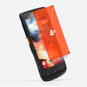 5 inch barcode scanner full touch screen