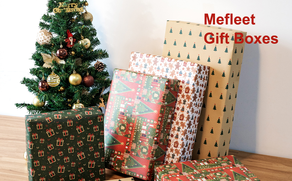 Mefleet 12 Pack Gift Boxes with Lids Assorted Sizes Small