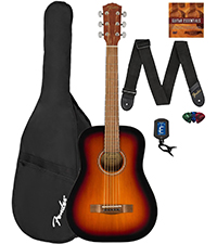 Fender FA-15 Moonlight Burst 【限定モデル】 Fender FA-15 3/4 Steel String Guitar With Gigbag - Moonlight