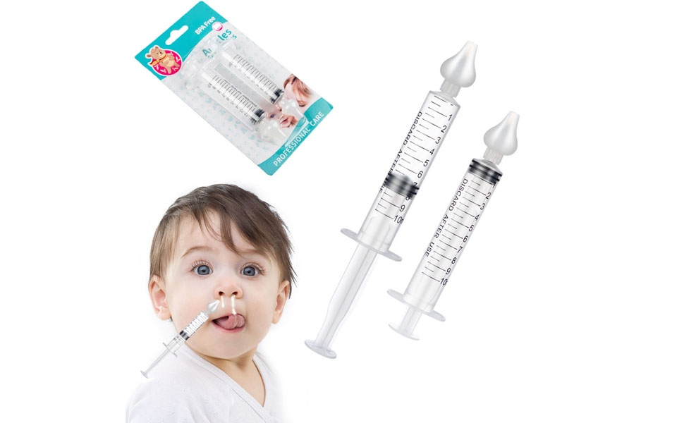  Silicone Baby Nasal Aspirator