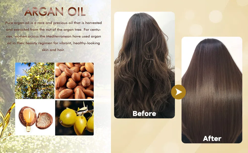  moroccan argan oil for hair  tratamiento  collagen  hair oil