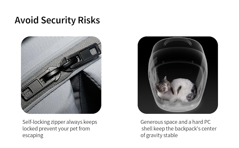 PETKIT Cat Backpack Carrier with Inbuilt Fan & Light, Breathable Bubble