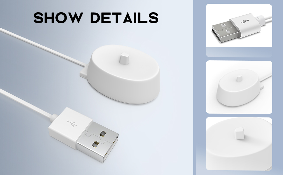 This USB charger features 110-240V input