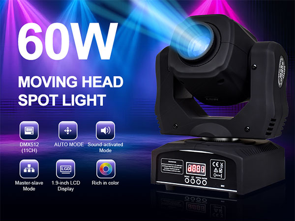Amazon.com: LED Stage Lights Moving Head Lights 60W LED