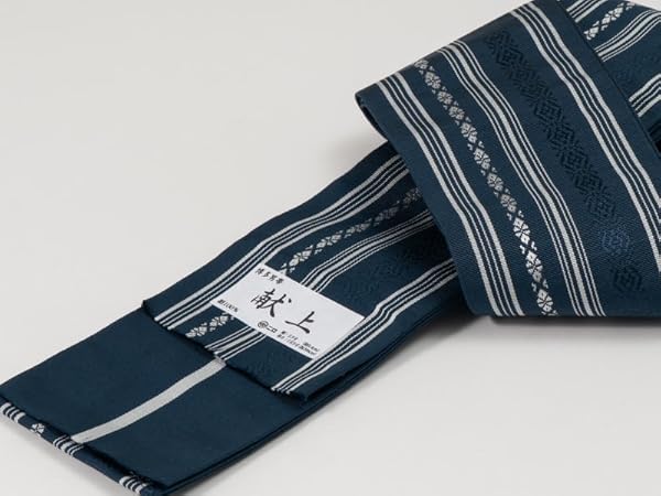 男帯、東扇会印、正絹、両面兼用 男帯、東扇会印、正絹、両面兼用