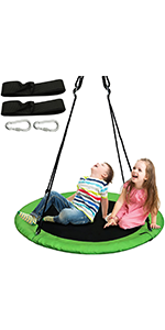 40 inches Tree Swing Green, 1 Pack
