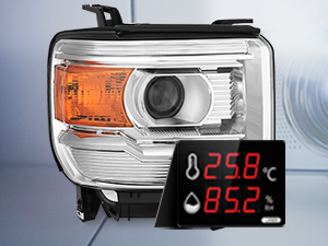 2014-2018 GMC Sierra 1500 2500HD 3500HD Base Headlight Assembly Chrome Housing Amber Reflector Clear Lens