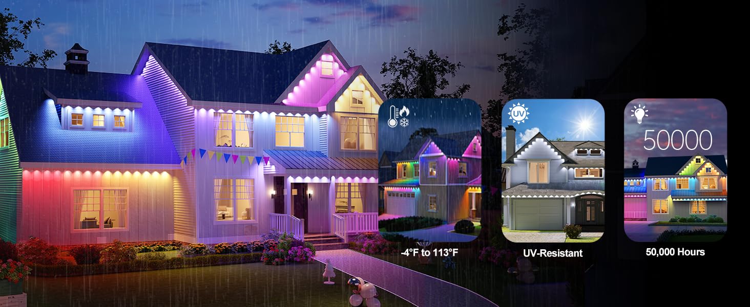 permanent outdoor lights