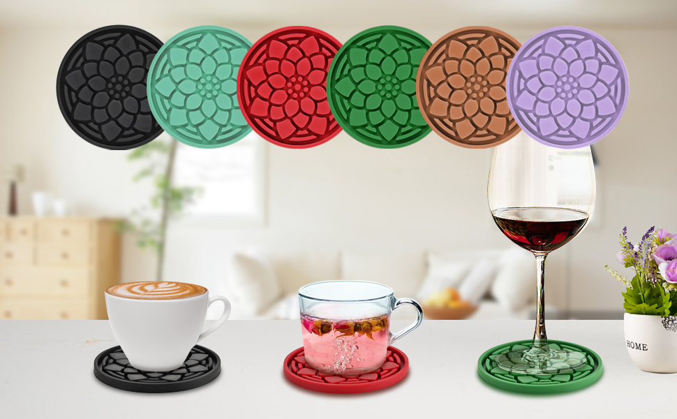 silicone coasters