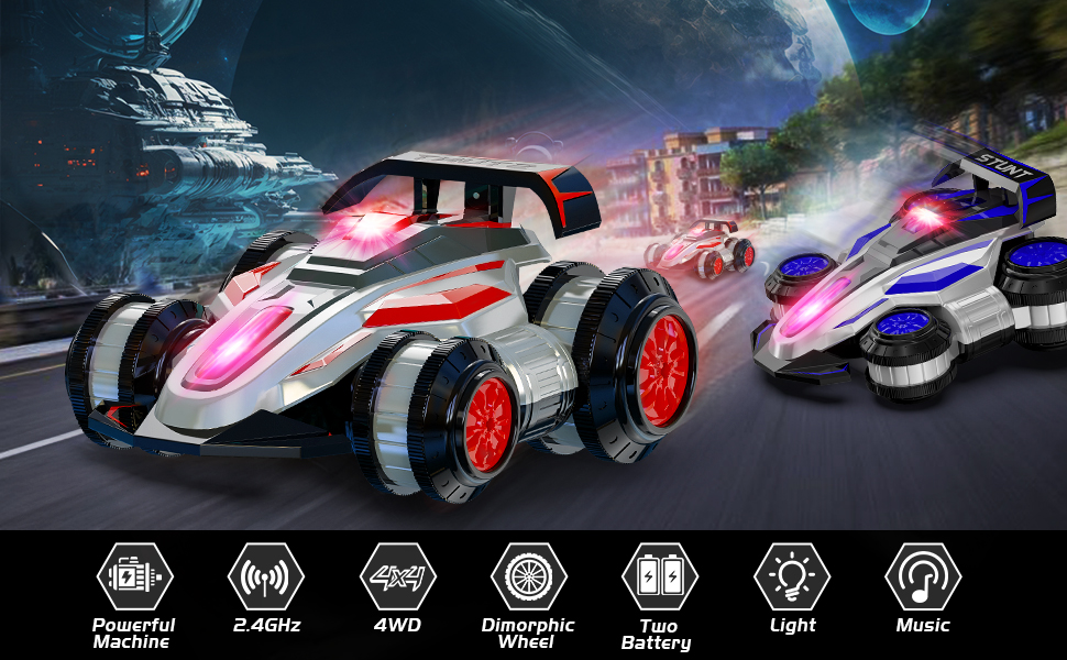 ZSYMIMRC Upgraded highSpeed Remote Control Stunt car, rc
