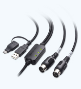 Amazon.co.jp: Cable Matters 2本セット MIDIケーブル - 1.8m、5