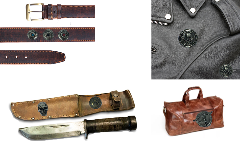 WETUFIN 10pcs 30mm (1.18inch) Screw Back Buttons for