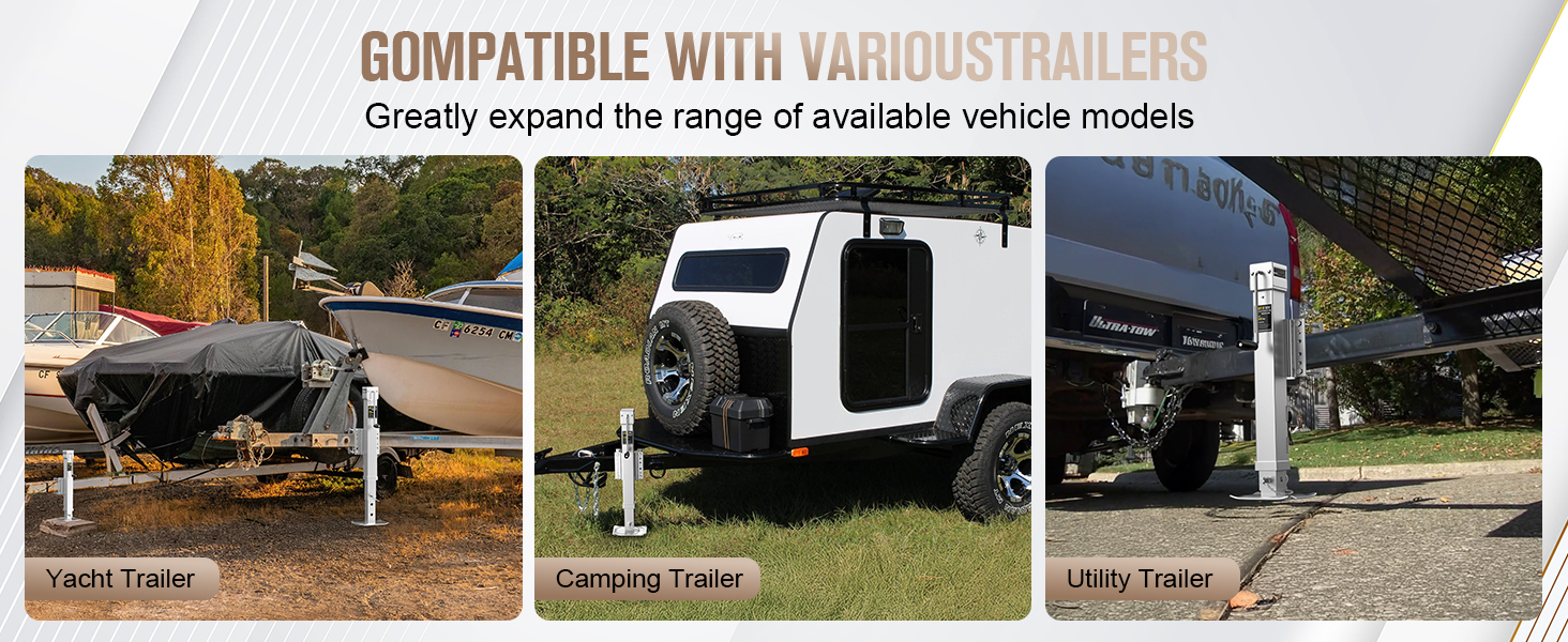 trailer jack;bolt on trailer jack;heavy duty trailer jack;Weld-on Trailer Jack;utility trailer jack